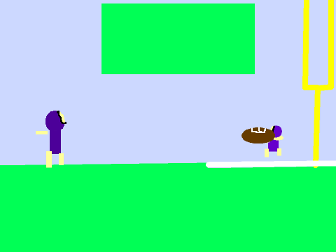 Easy football throw