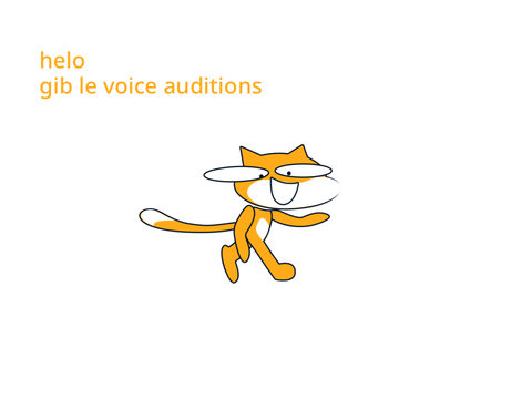 give me voice auditions i'm begging you