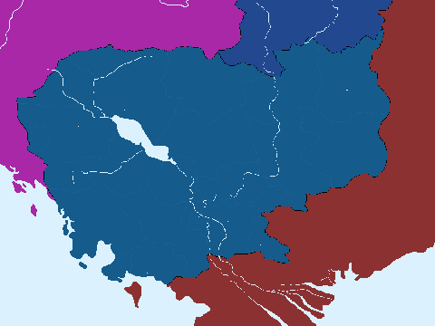 Cambodia - Map, 2025