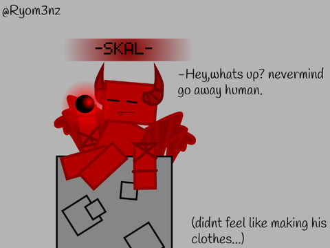Skal/Demon npc for THE FORGE game by @-JaidenExist-
