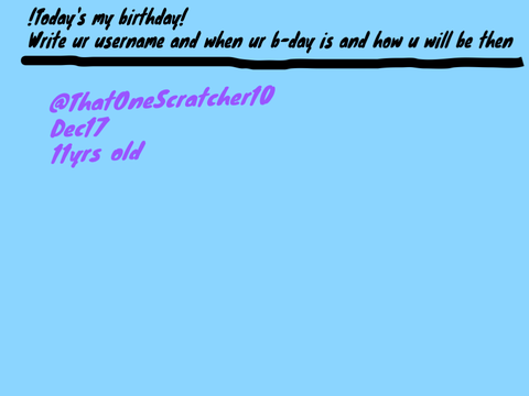 B-day projects