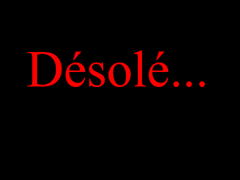 Désolé...