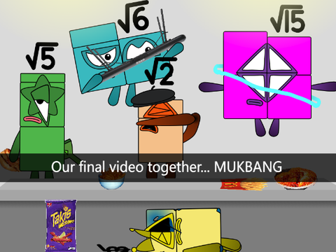 Jolly Numberblocks Band: Surds 2 to 26 (My Versions)