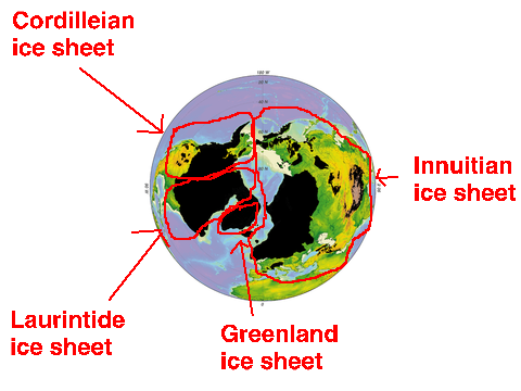 The creation of the kettle moraine area during the Wisconsin Glacial Episode