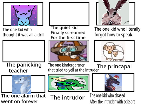 A school lockdown! Who are you?  remix remix remix remix remix