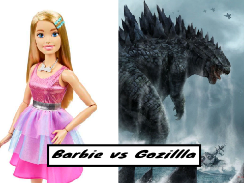 Barbie vs Godzilla