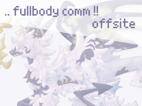 .. dragon fullbody commission !! offsite <33