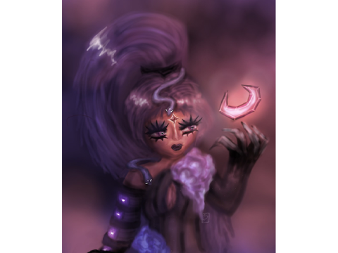 Fully rendered saccharine lav art!