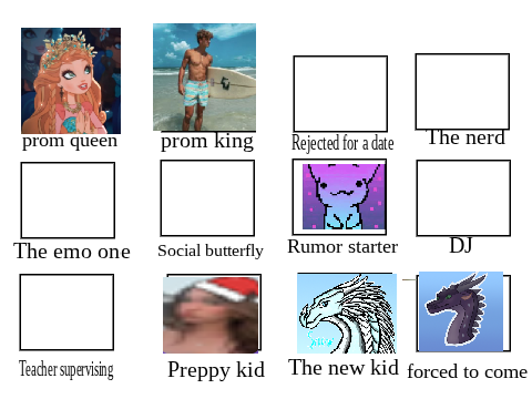It's Prom night! Who are you? remix x7 remix