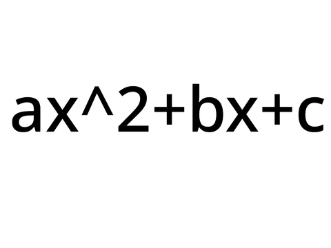 quadratic formula calculator