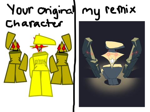 L1ttttt guy So I will be drawing your OCs in my style remix remix