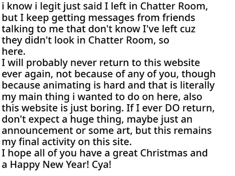 maybe FINAL POST