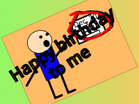 Happy birthday to me //#Art #Yay #Cool