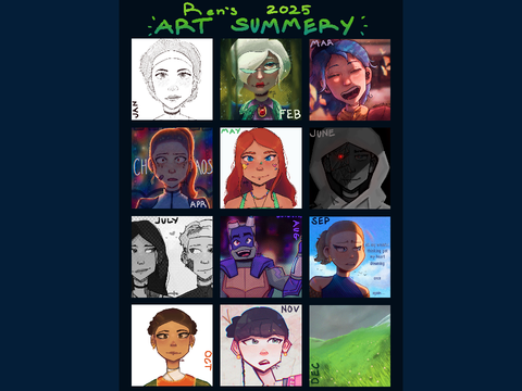 2025 art summery!!