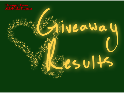 TSF Giveaway Results