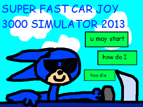 SUPER FAST CAR JOY 3000 SIMULATOR 2013