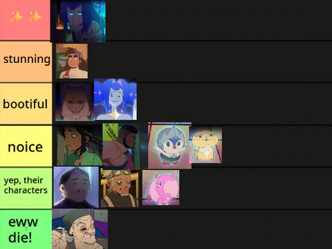 KOG tier list remix