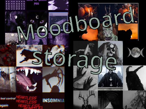 Moodboard storage