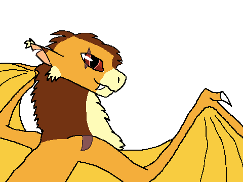 Lion'blaze as a dragon!