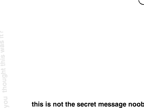 the secret message