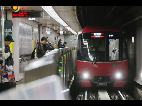 12/17 12-711f車両性能確認試運転