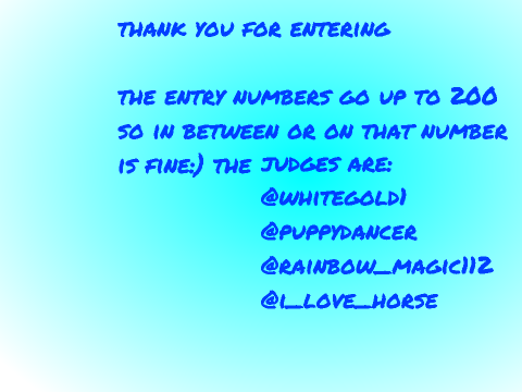 contest please enter:)