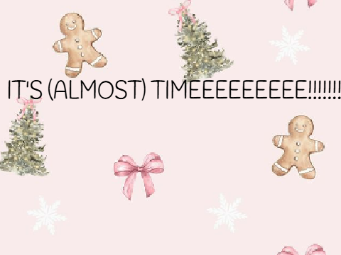 COUNTDOWN UNTIL CHRISTMAS!!!