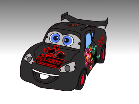 World Champion/Cars 2 McQueen Dynamic Racing (2 fanmade variants)