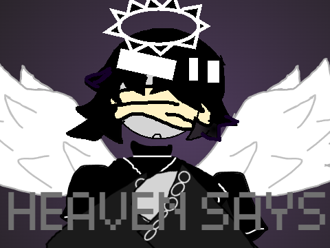 //heaven says// animeme