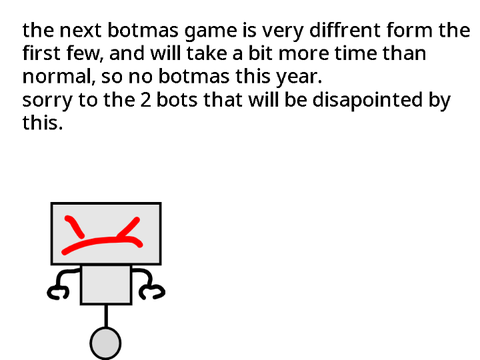 no botmas this year