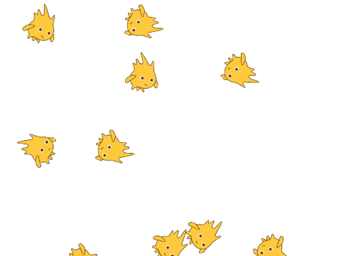 Ball-like Physics with 100 Gobos