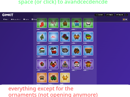 holiday pack and my progress