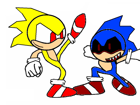  SonicTheFan vs Sonic exe