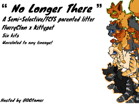 ❝ No Longer There ❞ FCFS/SS parented FC/KP litter