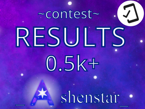 0.5k+ Contest RESULTS!