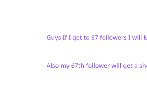 Follow Plz