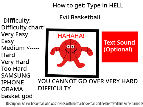 Evil Basketball for find the basketballs sequel