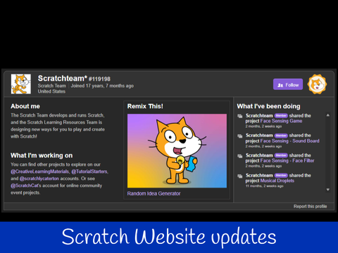 Scratch membership profile badges..?
