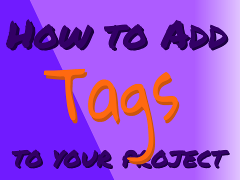 How to Add Project Tags