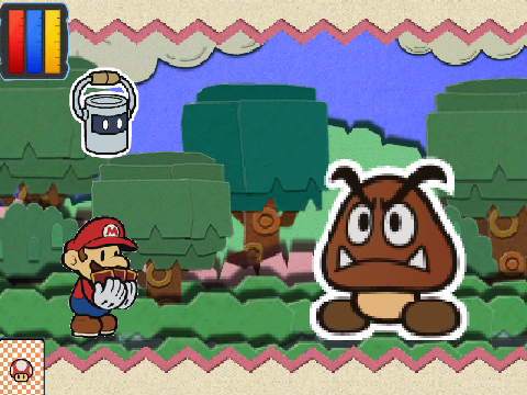 Paper Mario Color Splash Animation Test.