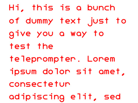 Teleprompter v1.0