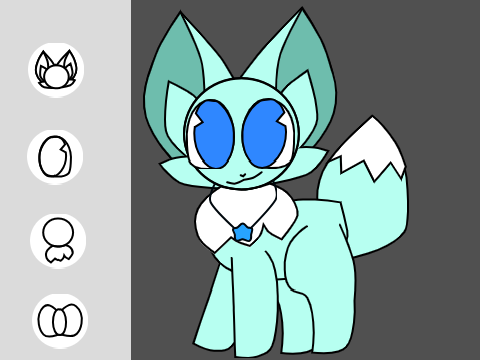 my eevee oc