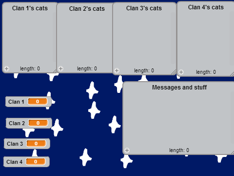 Warrior Cats - Be a Starclan cat [Unfinished, feel free to remix and look at the complex script]