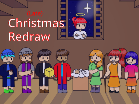 Minecraft Christmas redraw