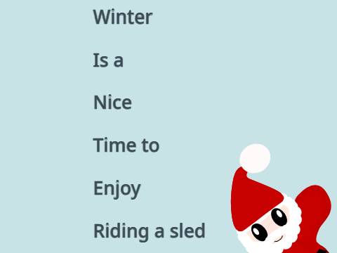 Favorite parts of winter remix
