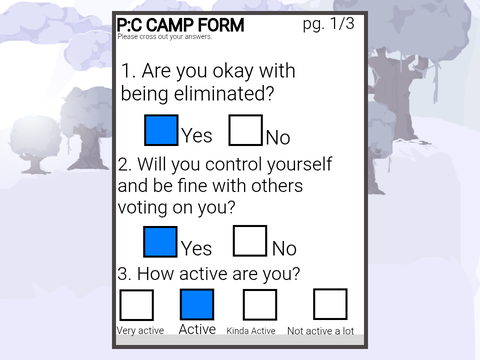 P:C Camp Forms! 28/60 Coolio guy