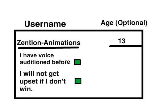 Contest of glory: Voice audition Sign ups! remix