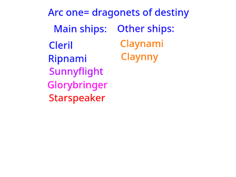 My WoF (Wings of fire) ship thoughts!