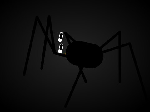 My strange Spoopy Spider (100% pen) remix