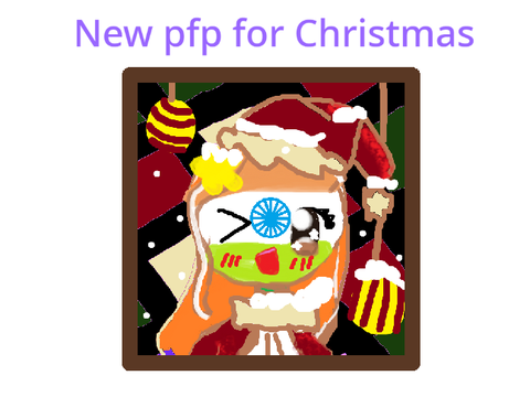New pfp for Christmas